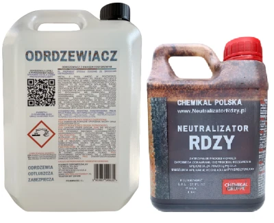 Odrdzewiacz + Neutralizator Rdzy do statków, łodzi, profili zamkniętych